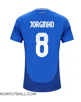 Billige Fotballdrakt Italia Jorginho Frello #8 Replika Hjemmedrakt EM 2024 Kortermet
